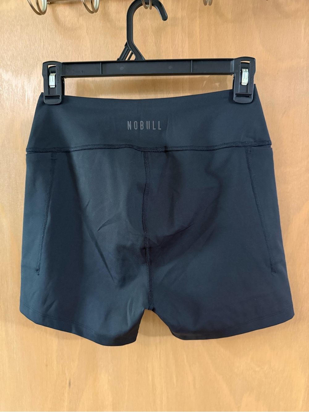 NOBULL Black High-Rise Bike Shorts